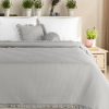 Narzuta D91 Falbanka pudrowa 240 X 220 CM – stylowa i przytulna