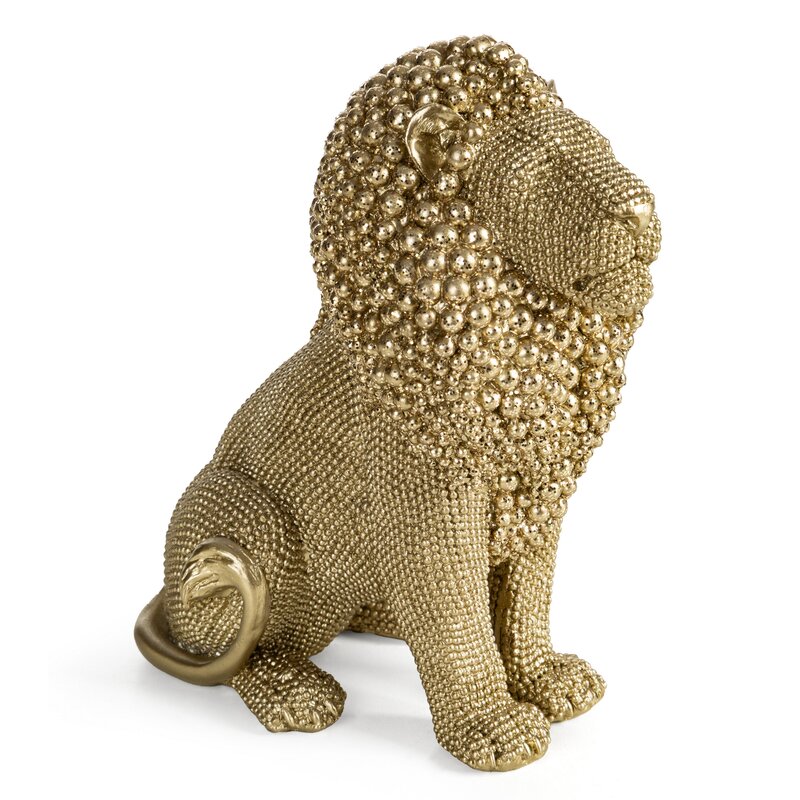 Figurka dekoracyjna ELDO szampańska 15 X 8 X 18 CM – do salonu i gabinetu