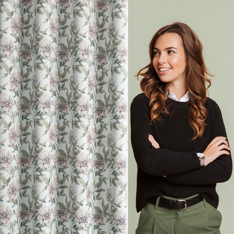 Zasłona gotowa Beverly1 biała 140 X 250 cm – delikatnie filtrująca światło