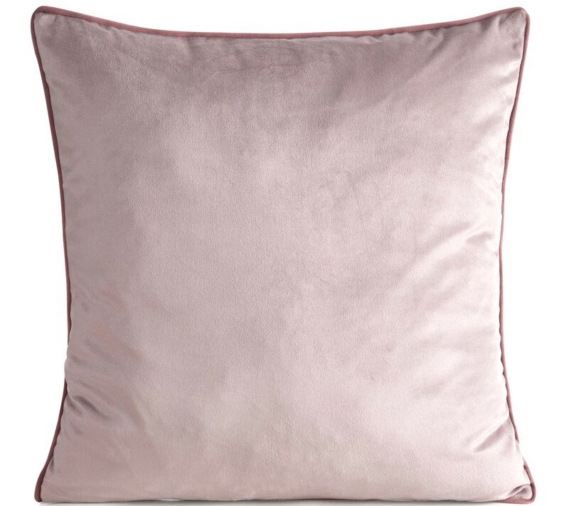 Poszewka GAJA 2 pudrowa 45 X 45 cm – aksamitna faktura