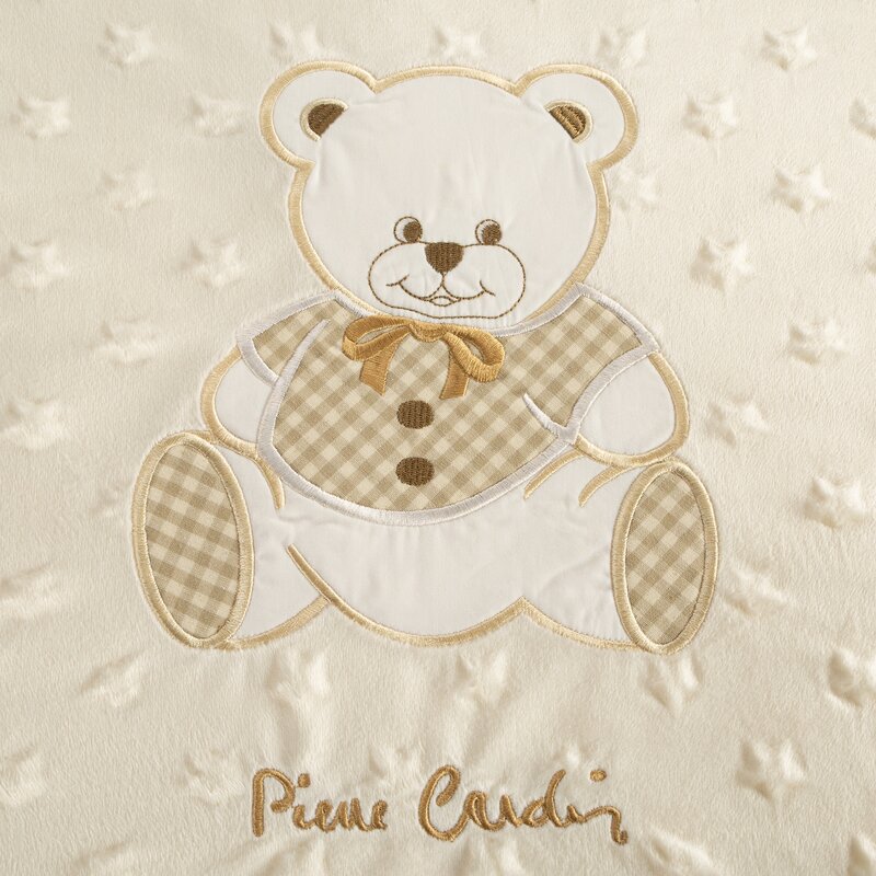 Kocyk dziecięcy Pierre Cardin BABY4 beżowy 110 X 140 CM – miękki i ciepły