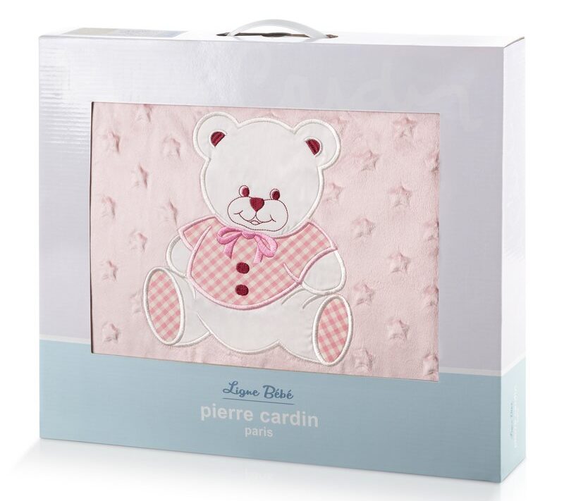 Kocyk dziecięcy Baby4 różowy 80 X 110 CM – miękki i ciepły