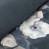 Pościel z mikrofibry D91 KIRA ciemnogranatowa 160 X 200 CM – miękka i otulająca