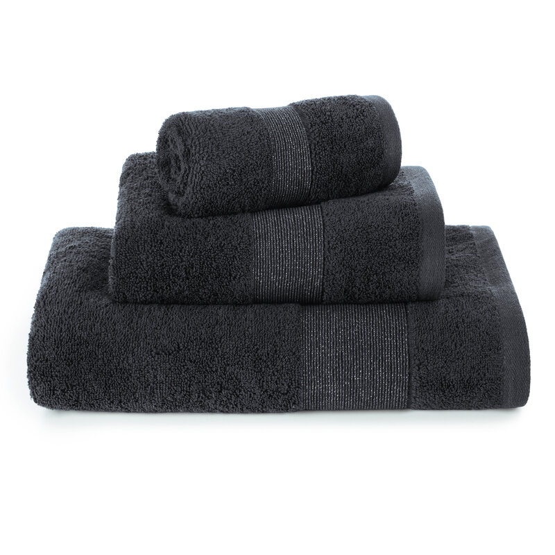 Ręcznik Zoja 70X140 czarny - miękki i chłonny