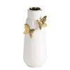 Wazon ceramiczny CELIA kremowy O 12 X 25 CM – na suszone kwiaty