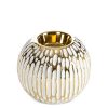 Świecznik ceramiczny Andrea (01) biały O 10 X 8 CM – tworzy przyjemny nastrój