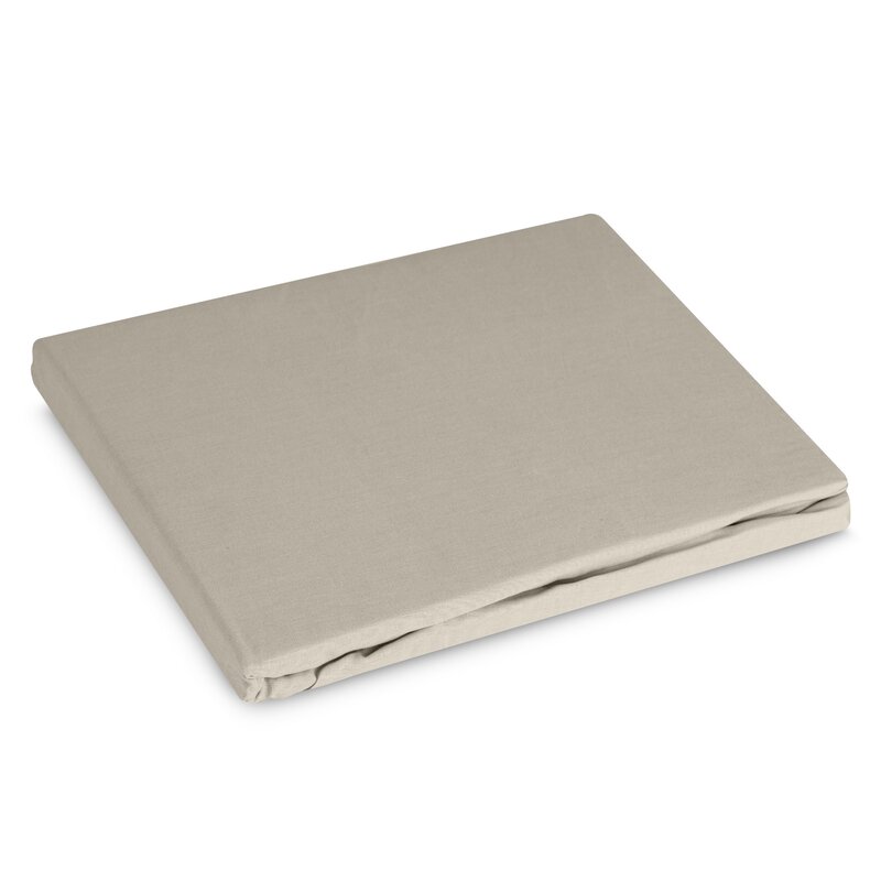 Prześcieradło z gumką Basic beżowe 220 X 200 X 30 cm – miękkie i trwałe