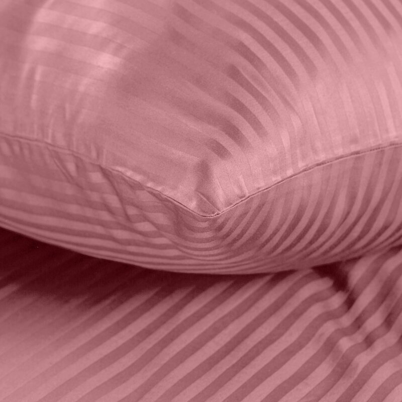 Komplet pościeli satynowej Vera pudrowy róż 160 X 200 CM – delikatna dla skóry