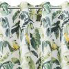 Zasłona gotowa D91 Flore brązowa 140 X 250 cm – zapewniająca półmrok