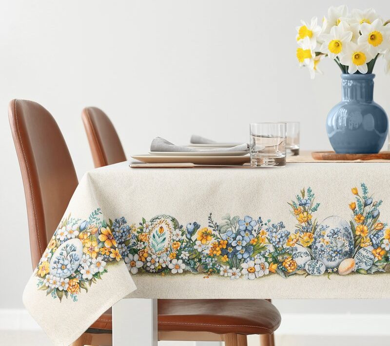 Obrus gobelinowy naturalny 140X180 – solidny i dekoracyjny
