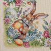 Obrus gobelinowy wielkanocny naturalny 100X100 – idealny na Wielkanoc
