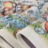 Obrus gobelinowy Zajączki Pisanki naturalny 140X180 – idealny na Wielkanoc