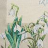 Obrus gobelinowy Przebiśniegi naturalny 45X140 – wiosenna dekoracja stołu