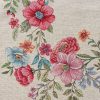 Obrus gobelinowy naturalny 100X100 – z wiosennym urokiem