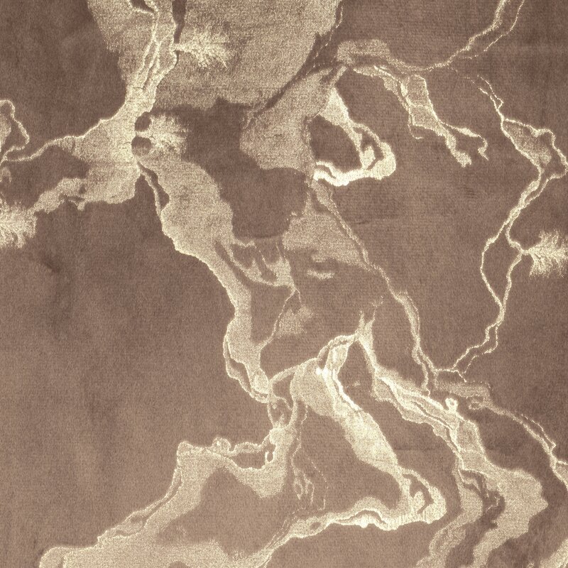 Zasłona gotowa Raja brązowa 140 X 250 CM – welwetowa, zapewnia prywatność