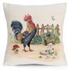 Poszewka na poduszkę gobelinowa Kogut naturalna 45X45 – doda wiejskiego uroku