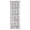 Zasłona gotowa Nicola naturalna 140 X 250 cm – z motywem liści