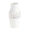 Wazon ceramiczny CELIA kremowy O 12 X 25 CM – na suszone kwiaty