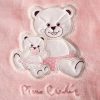 Kocyk dziecięcy BABY3 różowy 80 X 110 cm – miękki i puszysty