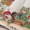 Obrus gobelinowy wiejski motyw naturalny 100X100 – na radosne spotkania