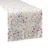 Obrus Anna biały 40 X 140 CM – z uroczym wzorem kwiatowym