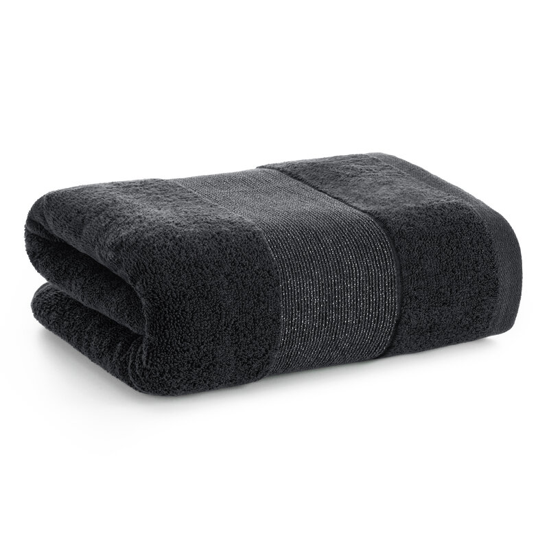 Ręcznik Zoja 70X140 czarny - miękki i chłonny