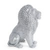 Figurka ceramiczna Lew ELDO złota 15 X 9 X 18 CM – doda blasku wnętrzu