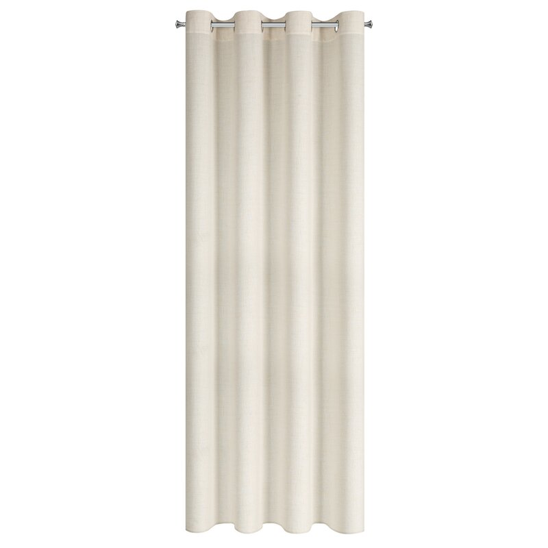 Zasłona gotowa Linda naturalna 140 X 250 cm – z naturalnym splotem