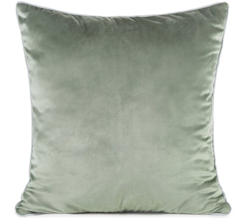 Poszewka Gaja 2 oliwkowa 45 X 45 CM – aksamitna w dotyku