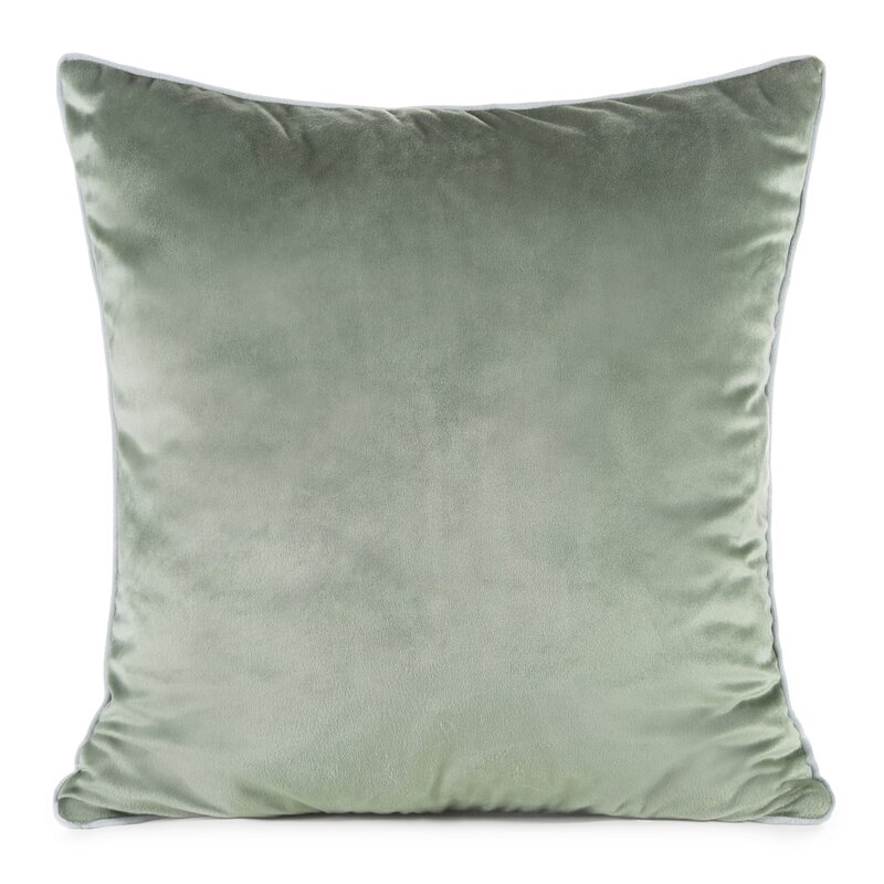 Poszewka Gaja 2 oliwkowa 45 X 45 CM – aksamitna w dotyku