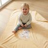 Koc dziecięcy BABY3 beżowy 110 X 140 cm – miękki i ciepły