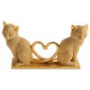 Figurka dekoracyjna ELDO złota 22 X 7 X 12 CM – uroczy symbol miłości
