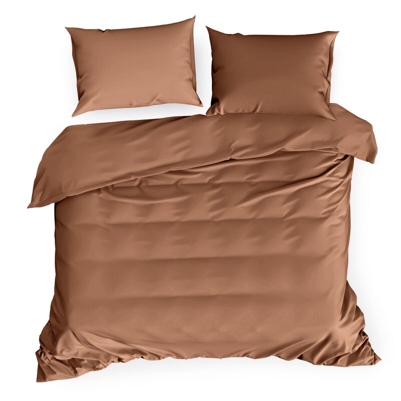 Komplet pościeli Nova3 ceglasta 140 X 200 CM – przytulna i ciepła