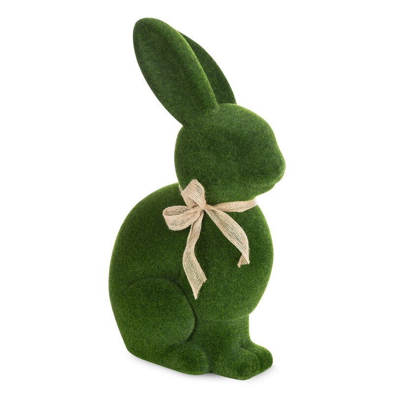 Figurka zajączka zielona 27X14X45 – idealna na Wielkanoc
