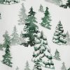 ŚWIĄTECZNY KOMPLET POŚCIELI WINTER 160 X 200 CM BIAŁY