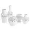Wazon ceramiczny CELIA kremowy O 12 X 25 CM – na suszone kwiaty