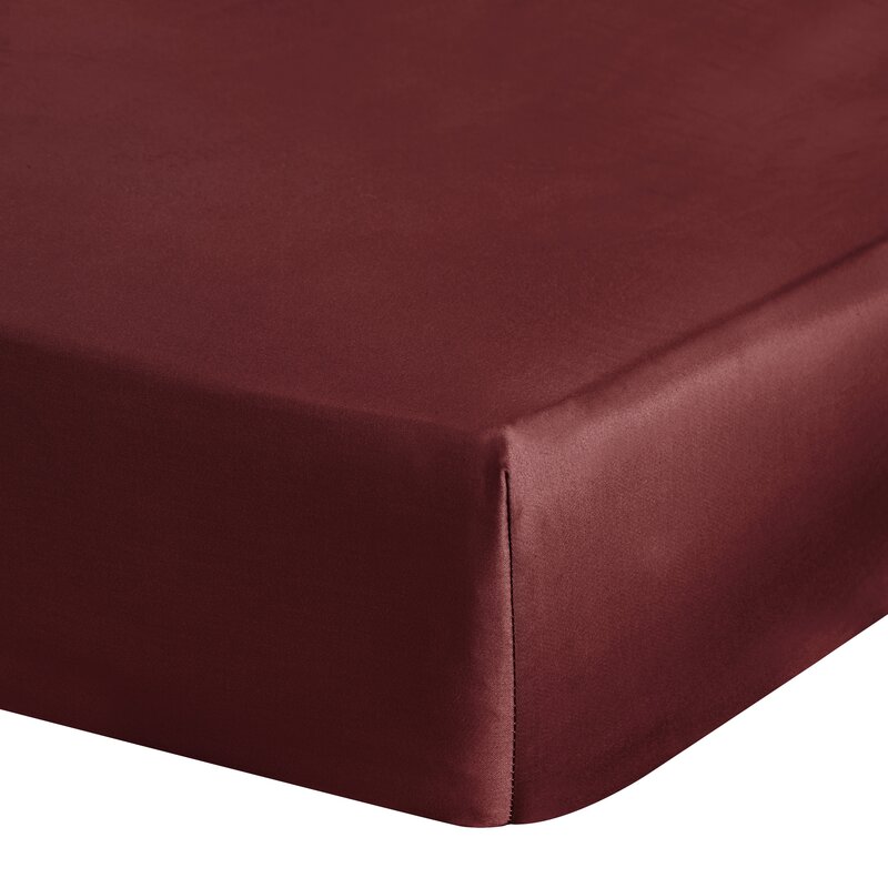 Prześcieradło z gumką Nova3 burgundowe 180 X 200 X 30 – idealne dopasowanie