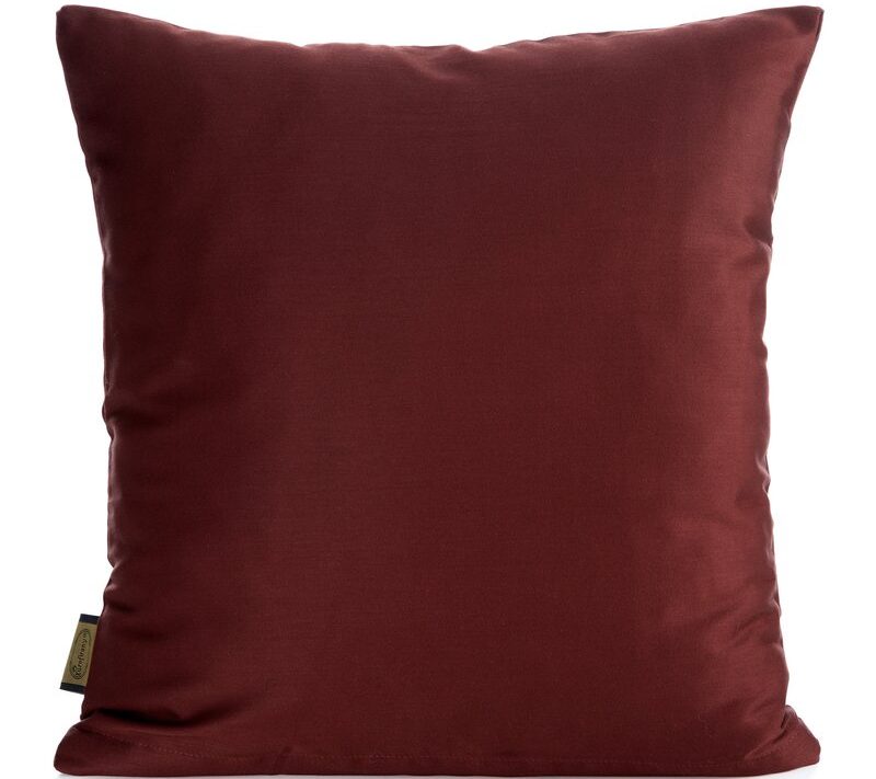 Poszewka bawełniana NOVA burgundowa 40 X 40 cm – miękka bawełna