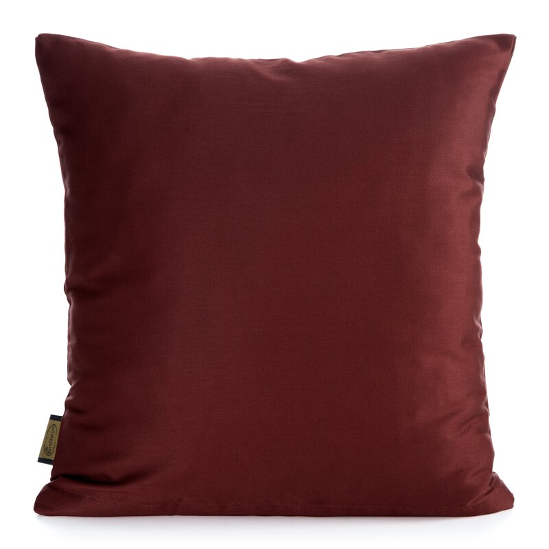 Poszewka bawełniana NOVA burgundowa 40 X 40 cm – miękka bawełna
