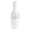 Wazon ceramiczny Celia kremowy O 10 X 30 CM – do salonu i sypialni