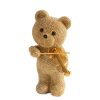 Figurka ceramiczna ELDO złota 8 X 6 X 12 CM – uroczy miś z wiolonczelą