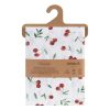Obrus Cherry biały 140 X 220 cm – świeży motyw wiśni