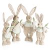 Figurka Królik Wielkanocny beżowy 25X20X74 – do świątecznych aranżacji