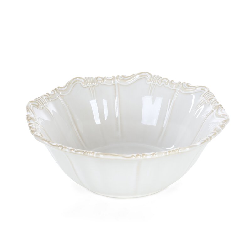 Misa ceramiczna Arleta kremowa O 23 X 8 CM – do salonu i sypialni