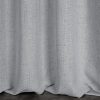 Zasłona gotowa Linda stalowa 140 X 250 CM – naturalny splot