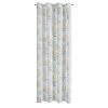 Firana gotowa Inari srebrna 140 X 250 cm – subtelny kwiatowy wzór