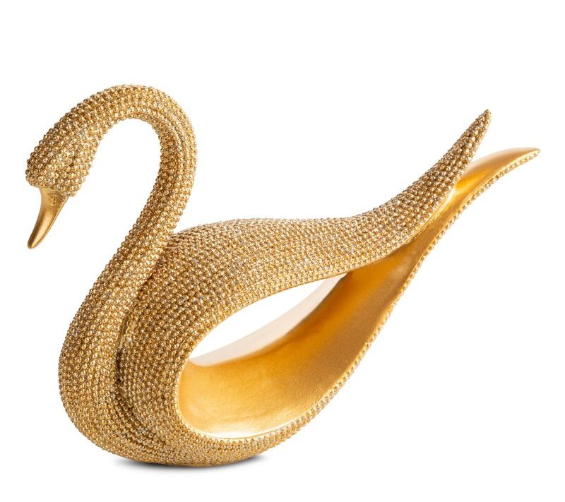Figurka ceramiczna Eldo złota 19 X 6 X 14 CM – na półkę lub komodę