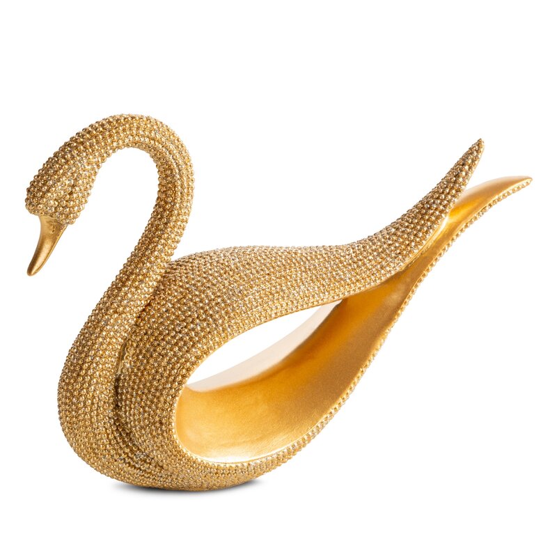 Figurka ceramiczna Eldo złota 19 X 6 X 14 CM – na półkę lub komodę