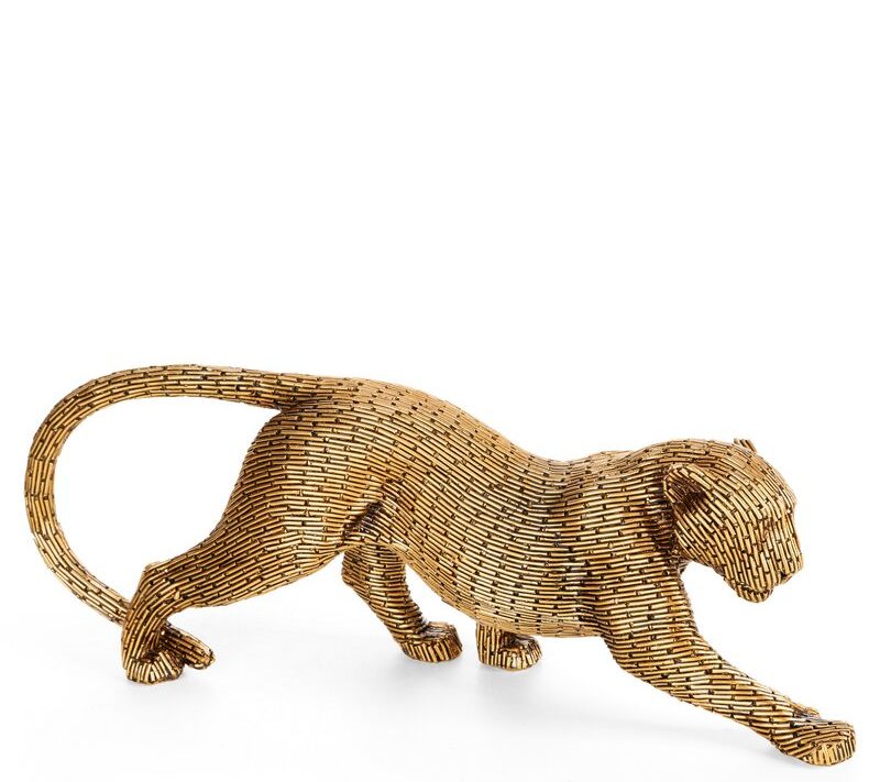 Figurka ceramiczna Zuri złota 27 X 10 X 21 CM – dodaje wnętrzom charakteru