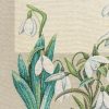 Obrus gobelinowy Przebiśniegi naturalny 40X100 – wiosenna ozdoba stołu